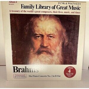 Family Library Of Great Music Album 4 Brahms The Piano Concerto No.2 In B Flat